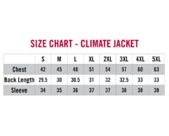 Striker Ice - Men's Climate Jacket - Black / Gray 7 Striker Ice - Men's Climate Jacket - Black / Gray -Fishing Equipment Shop 11621X Climate Jkt Size Chart 1800x1800 67122.1604413853
