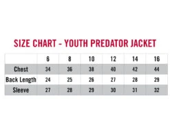 Striker Ice - Youth Predator Jacket - Veil Stryk 7 Striker Ice - Youth Predator Jacket - Veil Stryk -Fishing Equipment Shop 13520X Predator Jkt Youth Size Chart 1800x1800 28892.1604419655