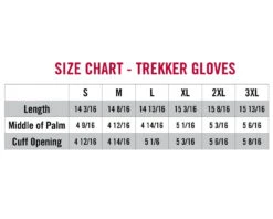 Striker Ice - Trekker Gloves - Black 7 Striker Ice - Trekker Gloves - Black -Fishing Equipment Shop 220050X Trekker Glove Size Chart 1800x1800 60602.1629912921