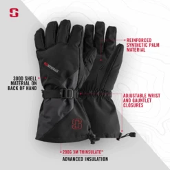 Striker Ice - Predator Gloves - Black / Gray -Fishing Equipment Shop 22105XX Predator Glove Infographic 1 1800x1800 26820.1629912717