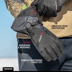 Striker Ice - Predator Gloves - Black / Gray -Fishing Equipment Shop 22105XX Predator Glove Infographic 2 1800x1800 88773.1629912718