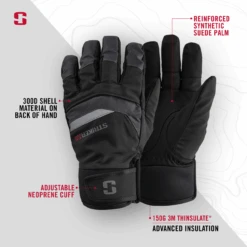 Striker Ice - Attack Gloves - Black -Fishing Equipment Shop 22109XX Attack Glove Infographic 1 1800x1800 77677.1629911911
