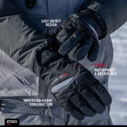 Striker Ice - Attack Gloves - Black -Fishing Equipment Shop 22109XX Attack Glove Infographic 2 1800x1800 89267.1629911914