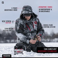 Striker Ice - Men's Predator Jacket - Veil Stryk -Fishing Equipment Shop 32123XX Predator Jkt Infographic 2 1800x1800 26260.1629899132
