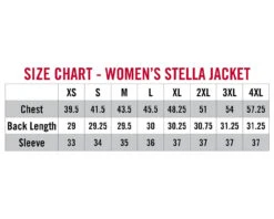 Striker Ice - Women's Stella Jacket - Burgundy -Fishing Equipment Shop 32132XX Stella Jkt Womens Size Chart 1800x1800 81298.1629902669