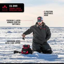 Striker Ice - Renegade Pullover - Charcoal 9 Striker Ice - Renegade Pullover - Charcoal -Fishing Equipment Shop 32142XX Renegade Pullover Infographic 2 1800x1800 57564.1629914058