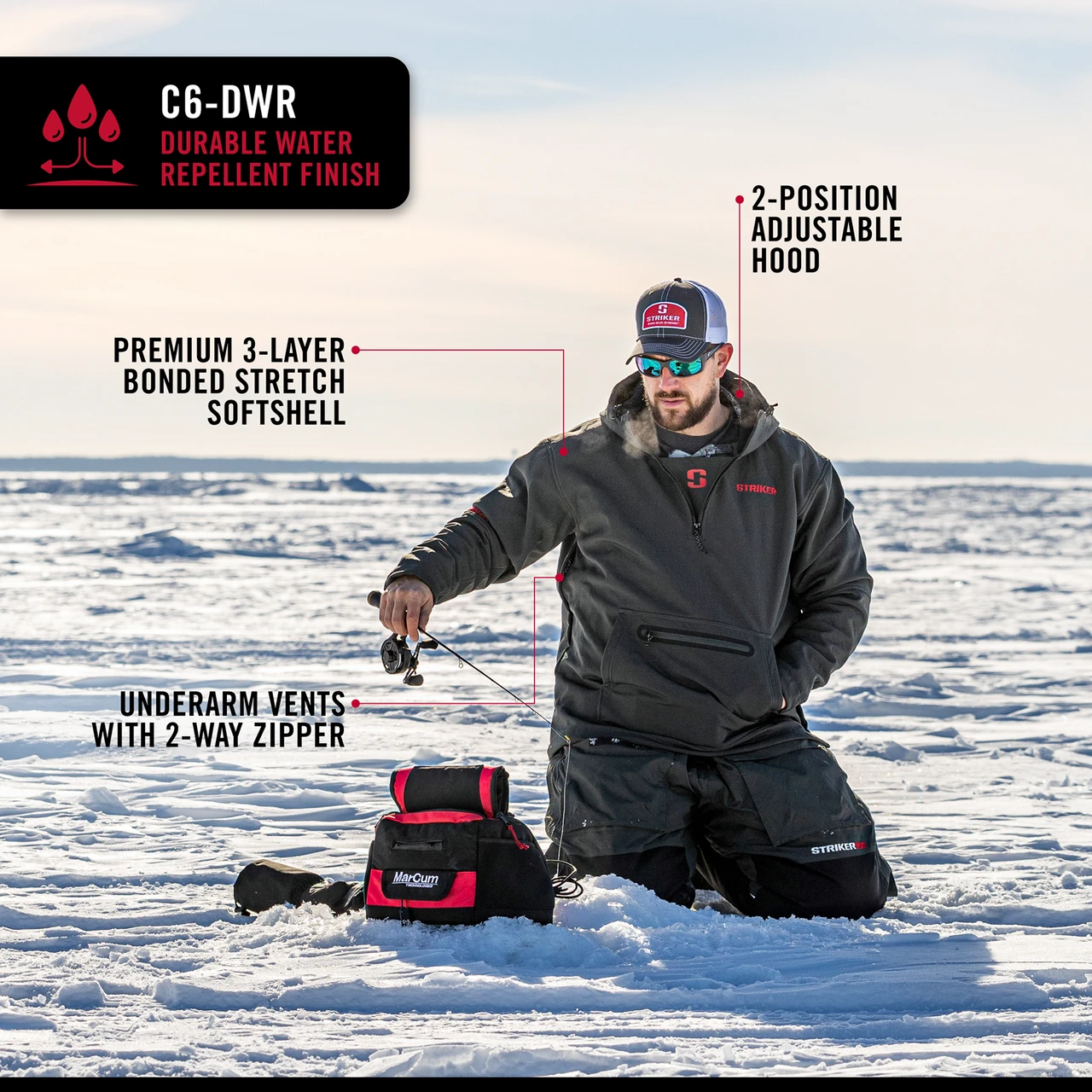 Striker Ice - Renegade Pullover - Charcoal 6 Striker Ice - Renegade Pullover - Charcoal - Image 4