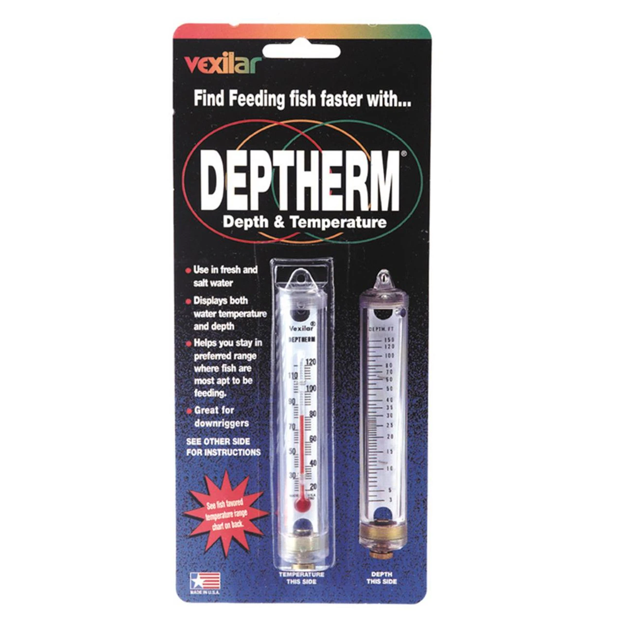 Vexilar Deptherm - Fishing Depth & Temperature Gauge 4 Vexilar Deptherm - Fishing Depth & Temperature Gauge - Image 2