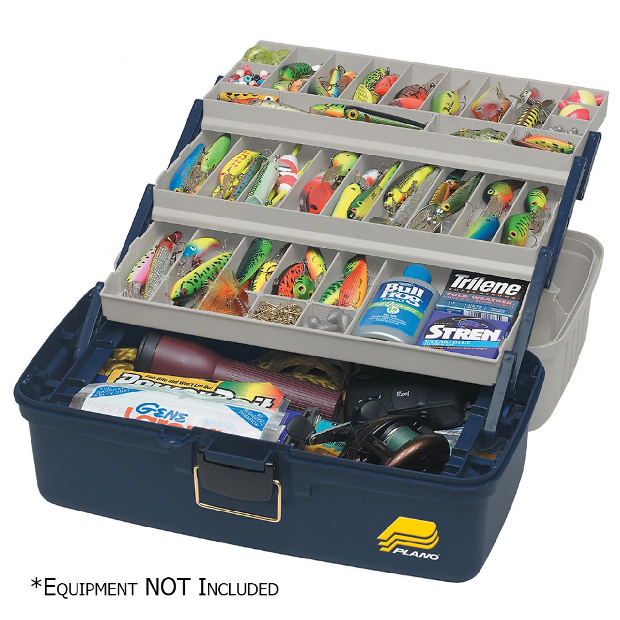 Plano Three-Tray Fixed Compartment Tackle Box - XL 3 Plano Three-Tray Fixed Compartment Tackle Box - XL