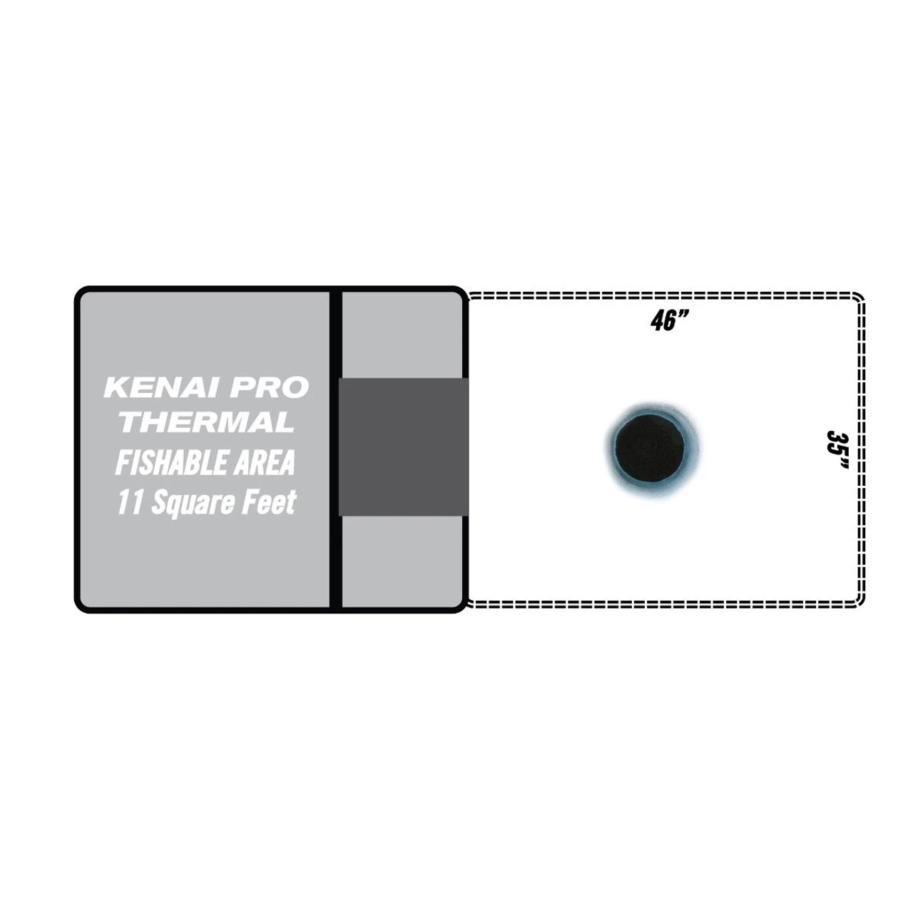 Clam Kenai Pro Portable 1 Man Thermal Shelter 7 Clam Kenai Pro Portable 1 Man Thermal Shelter - Image 5