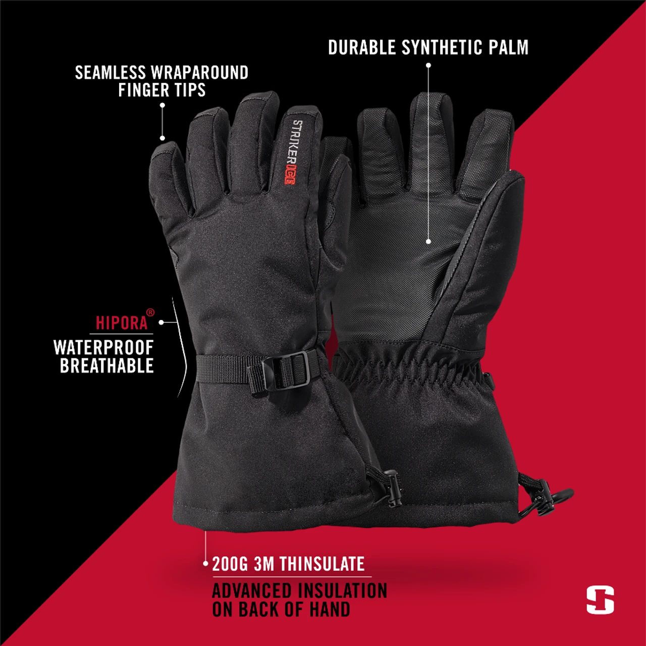 Striker Ice - Youth Climate Gloves 5 Striker Ice - Youth Climate Gloves - Image 3