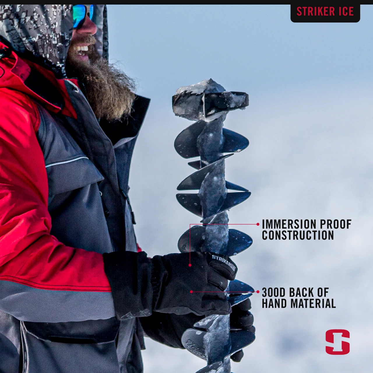 Striker Ice - Trekker Gloves - Black 6 Striker Ice - Trekker Gloves - Black - Image 4