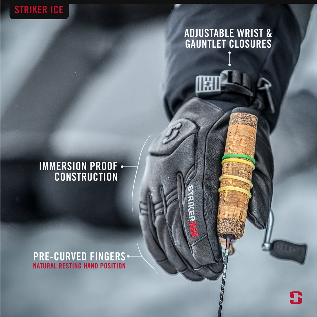 Striker Ice - SI Combat Leather Gloves 6 Striker Ice - SI Combat Leather Gloves - Image 4