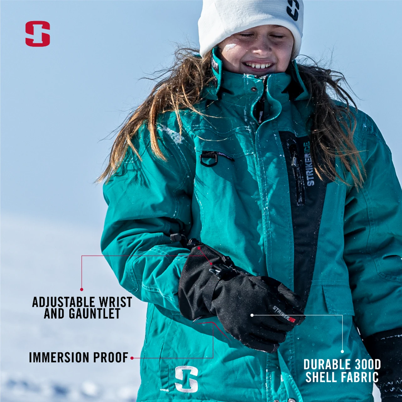 Striker Ice - Youth Climate Gloves 6 Striker Ice - Youth Climate Gloves - Image 4