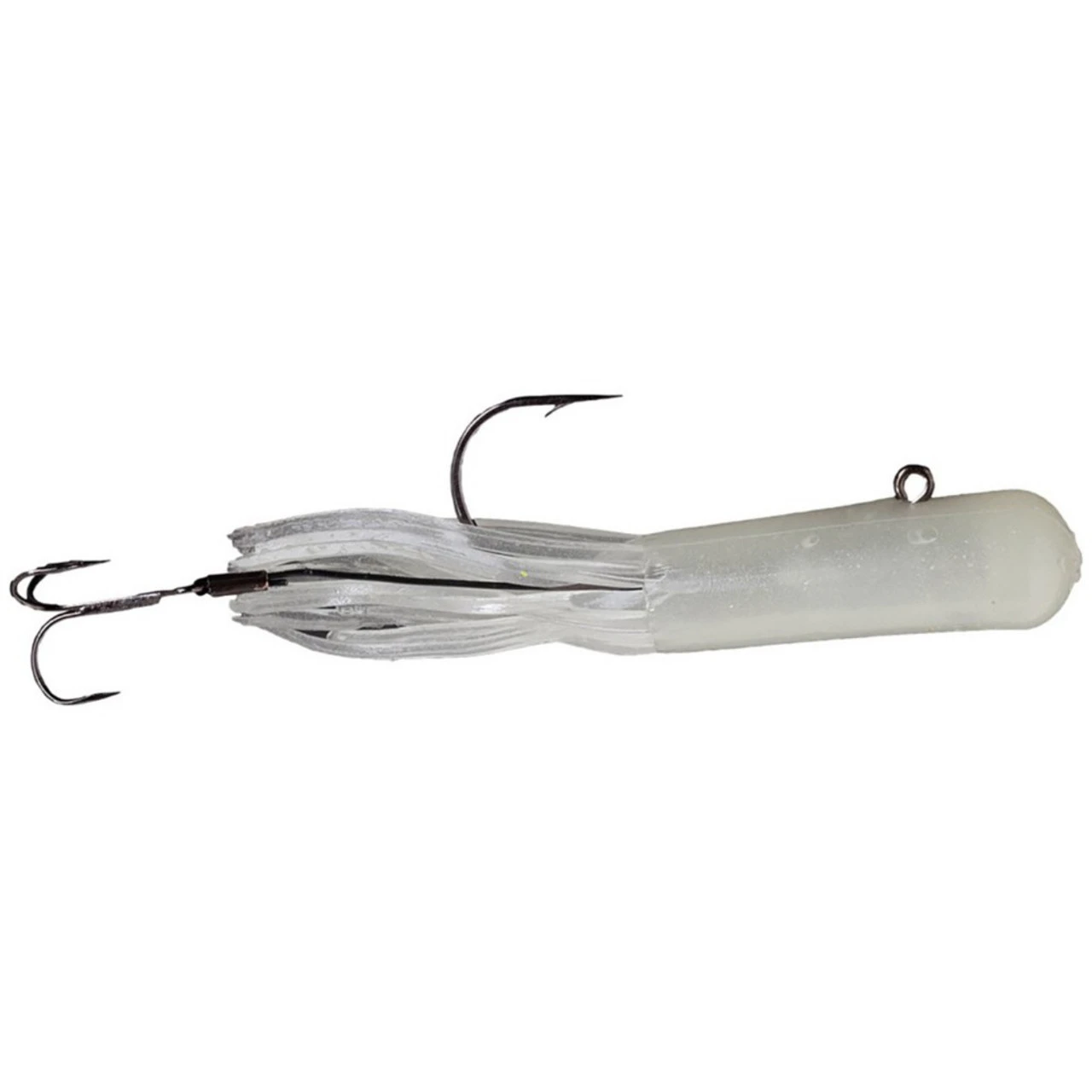 Mission Tackle Rigged Lake Trout Tube - 1/2oz Glow 3 Mission Tackle Rigged Lake Trout Tube - 1/2oz Glow
