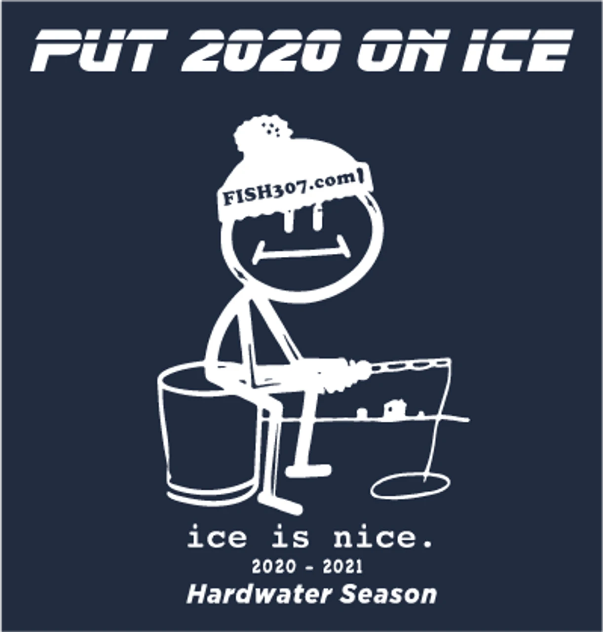 FISH307 Long Sleeve 2020-2021 Ice Fishing T-Shirt 4 FISH307 Long Sleeve 2020-2021 Ice Fishing T-Shirt - Image 3