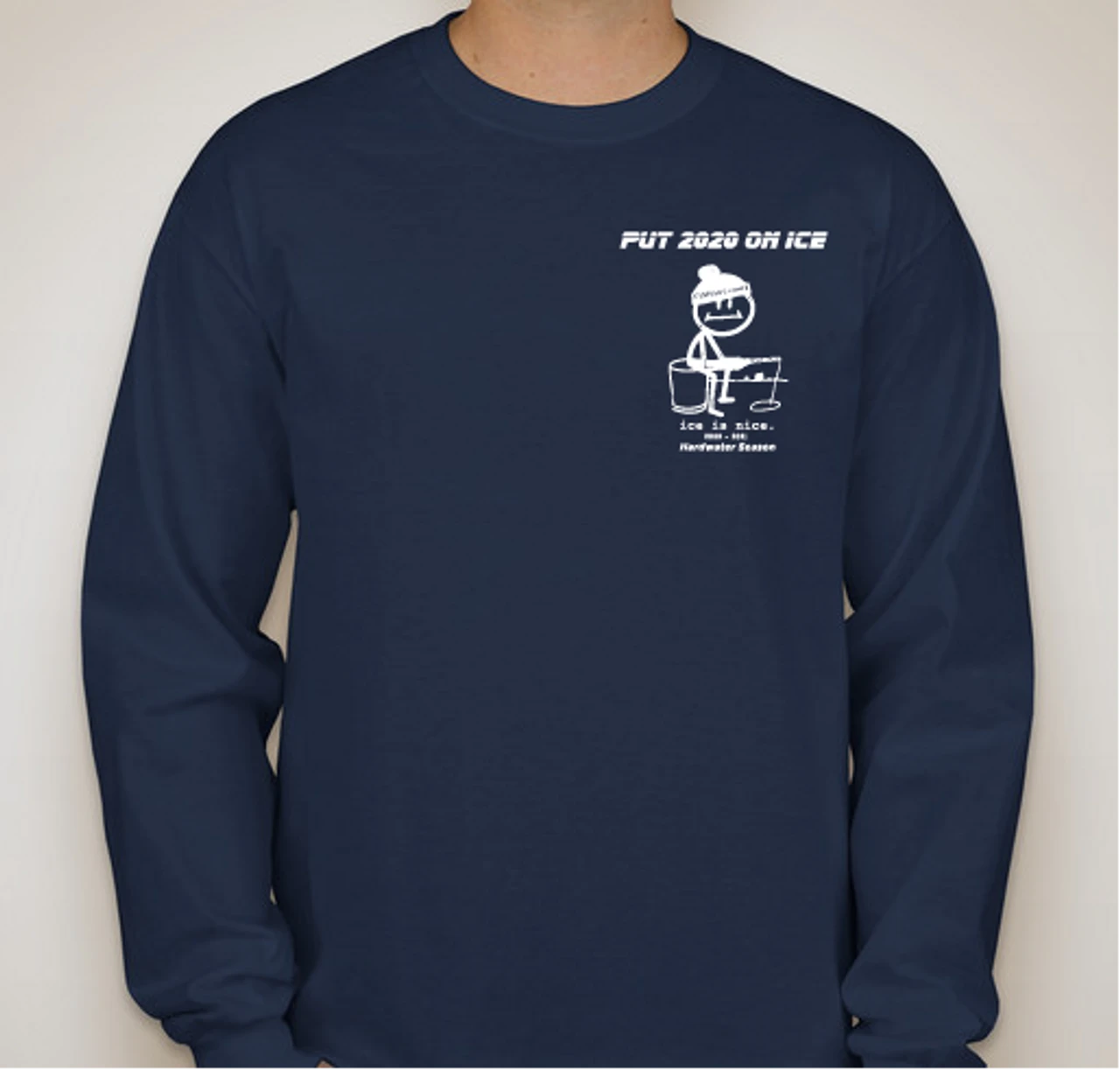 FISH307 Long Sleeve 2020-2021 Ice Fishing T-Shirt 2 FISH307 Long Sleeve 2020-2021 Ice Fishing T-Shirt