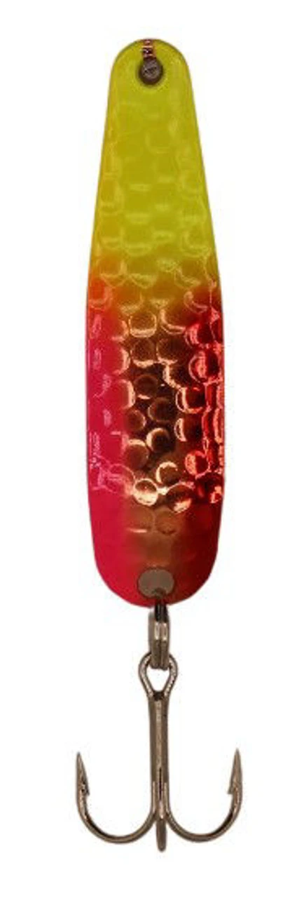 Michigan Stinger Spoons - SCORPION SIZE - XCH61C - Chartreuse Pooh Bear 3 Michigan Stinger Spoons - SCORPION SIZE - XCH61C - Chartreuse Pooh Bear