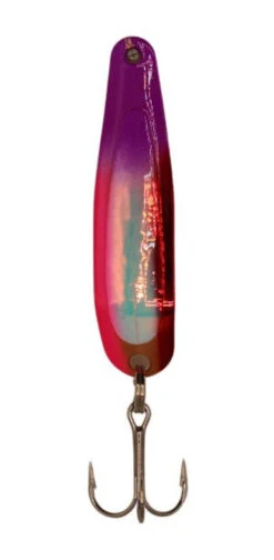 Michigan Stinger Spoons - SCORPION SIZE - XCU61PUV - Copper Smooth - Purple Perch