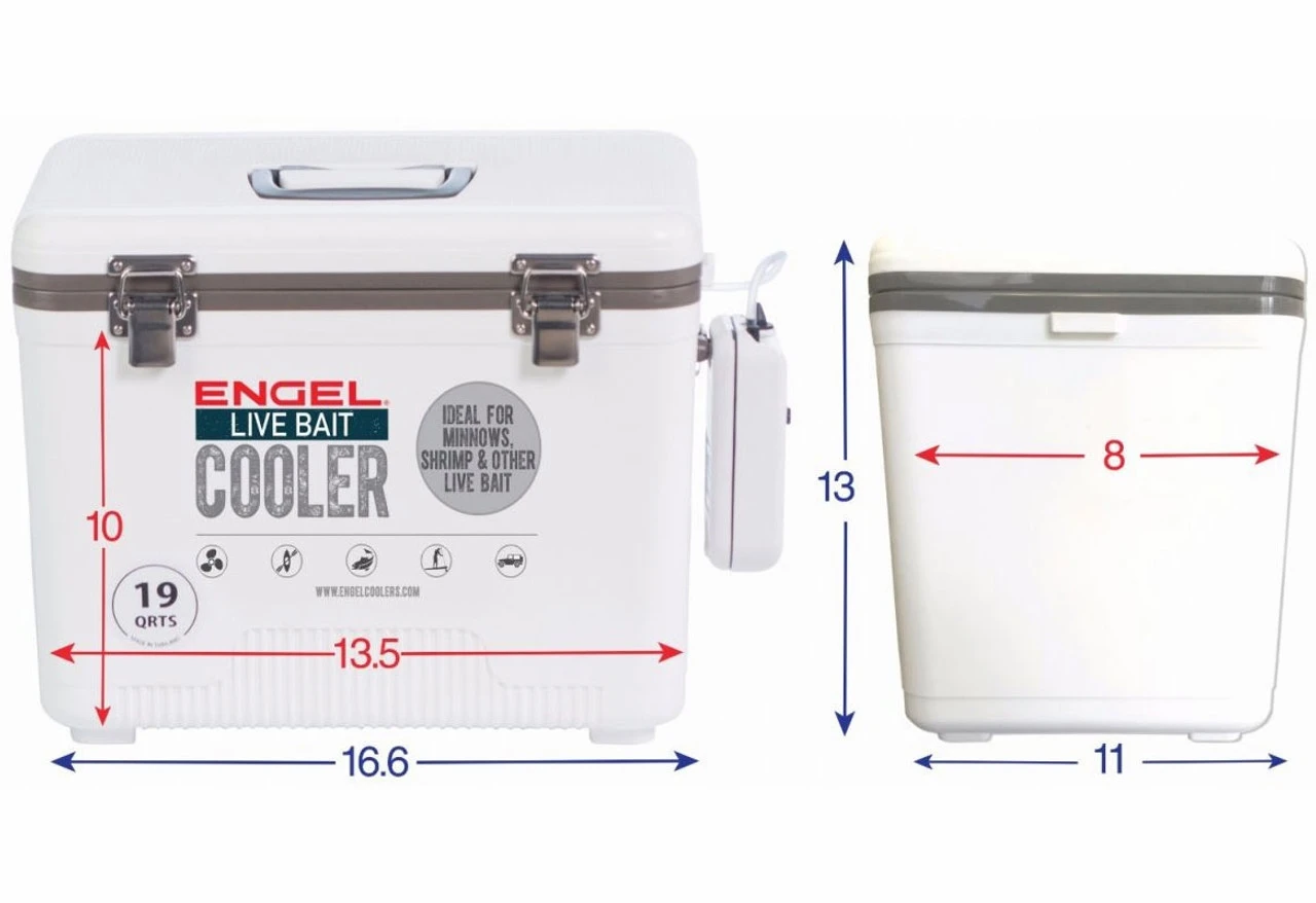 ENGEL 19QT LIVE BAIT DRY BOX/COOLER 4 ENGEL 19QT LIVE BAIT DRY BOX/COOLER - Image 2