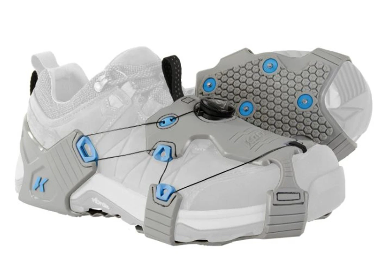 Korkers Ice Walker Cleats - Gray / Aqua - Large 3 Korkers Ice Walker Cleats - Gray / Aqua - Large