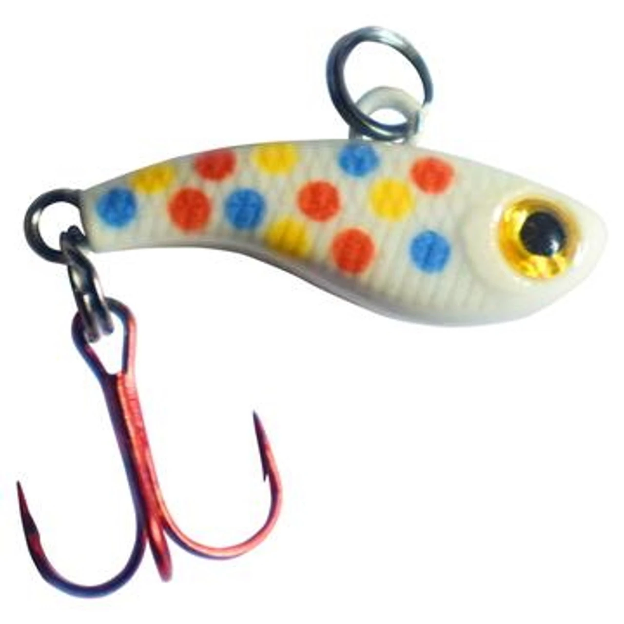 Kenders Tungsten T-Rip Mini Vibe Bait - 1/2" - Wonderbread Glow 3 Kenders Tungsten T-Rip Mini Vibe Bait - 1/2" - Wonderbread Glow