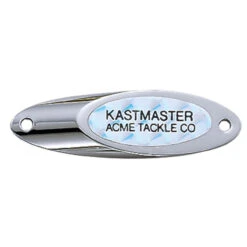 Acme Tackle Kastmaster Spoons - 1/2OZ - Silver With Silver Flash Tape